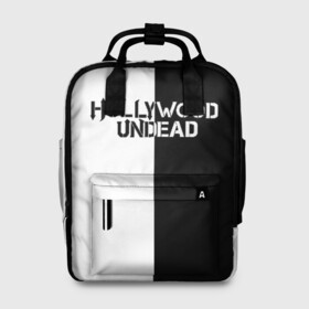 Женский рюкзак 3D с принтом HOLLYWOOD UNDEAD в городе Новоалтайск, 100% полиэстер | лямки с регулируемой длиной, сверху ручки, чтобы рюкзак нести как сумку. Основное отделение закрывается на молнию, как и внешний карман. Внутри два дополнительных кармана, один из которых закрывается на молнию. По бокам два дополнительных кармашка, куда поместится маленькая бутылочка
 | deuce | hollywood undead | hu | j dog | shady jeff | голивудская нежить | голливуд | даниэль мурильо | джордан террелл | джордж артур рейган | дилан альварес | мэттью сент клер | нежить