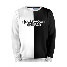 Мужской свитшот 3D с принтом HOLLYWOOD UNDEAD в городе Новоалтайск, 100% полиэстер с мягким внутренним слоем | круглый вырез горловины, мягкая резинка на манжетах и поясе, свободная посадка по фигуре | deuce | hollywood undead | hu | j dog | shady jeff | голивудская нежить | голливуд | даниэль мурильо | джордан террелл | джордж артур рейган | дилан альварес | мэттью сент клер | нежить