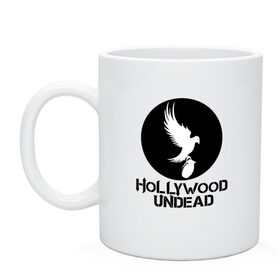 Кружка с принтом HOLLYWOOD UNDEAD в городе Новоалтайск, керамика | объем — 330 мл, диаметр — 80 мм. Принт наносится на бока кружки, можно сделать два разных изображения | deuce | hollywood undead | hu | j dog | shady jeff | голивудская нежить | голливуд | даниэль мурильо | джордан террелл | джордж артур рейган | дилан альварес | мэттью сент клер | нежить