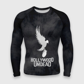 Мужской рашгард 3D с принтом HOLLYWOOD UNDEAD в городе Новоалтайск,  |  | deuce | hollywood undead | hu | j dog | shady jeff | голивудская нежить | голливуд | даниэль мурильо | джордан террелл | джордж артур рейган | дилан альварес | мэттью сент клер | нежить