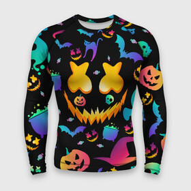 Мужской рашгард 3D с принтом MARSHMELLO HALLOWEEN в городе Новоалтайск,  |  | america | dj | halloween | marshmello | marshmello halloween | usa | америка | маршмелло | маршмелло хеллоуин | хеллоуин | хэллоуин