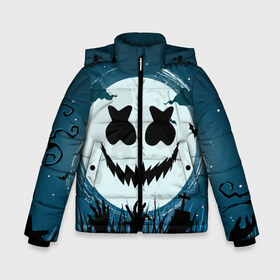 Зимняя куртка для мальчиков 3D с принтом MARSHMELLO HALLOWEEN в городе Новоалтайск, ткань верха — 100% полиэстер; подклад — 100% полиэстер, утеплитель — 100% полиэстер | длина ниже бедра, удлиненная спинка, воротник стойка и отстегивающийся капюшон. Есть боковые карманы с листочкой на кнопках, утяжки по низу изделия и внутренний карман на молнии. 

Предусмотрены светоотражающий принт на спинке, радужный светоотражающий элемент на пуллере молнии и на резинке для утяжки | america | dj | halloween | marshmello | marshmello halloween | usa | америка | маршмелло | маршмелло хеллоуин | хеллоуин | хэллоуин