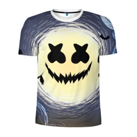 Мужская футболка 3D спортивная с принтом MARSHMELLO HALLOWEEN в городе Новоалтайск, 100% полиэстер с улучшенными характеристиками | приталенный силуэт, круглая горловина, широкие плечи, сужается к линии бедра | Тематика изображения на принте: america | dj | halloween | marshmello | marshmello halloween | usa | америка | маршмелло | маршмелло хеллоуин | хеллоуин | хэллоуин