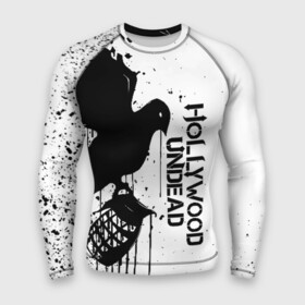 Мужской рашгард 3D с принтом HOLLYWOOD UNDEAD в городе Новоалтайск,  |  | deuce | hollywood undead | hu | j dog | shady jeff | голливуд | голливудская нежить | даниэль мурильо | джордан террелл | джордж артур рейган | дилан альварес | мэттью сент клер | нежить