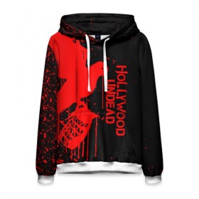 Мужская толстовка 3D с принтом HOLLYWOOD UNDEAD в городе Новоалтайск, 100% полиэстер | двухслойный капюшон со шнурком для регулировки, мягкие манжеты на рукавах и по низу толстовки, спереди карман-кенгуру с мягким внутренним слоем. | deuce | hollywood undead | hu | j dog | shady jeff | голливуд | голливудская нежить | даниэль мурильо | джордан террелл | джордж артур рейган | дилан альварес | мэттью сент клер | нежить