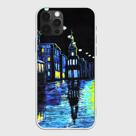 Чехол для iPhone 12 Pro Max с принтом ЛУННАЯ НОЧЬ в городе Новоалтайск, Силикон |  | Тематика изображения на принте: star | stars | texture | вечер | вечерние иллюстрации | звезда | звезды | ночной пейзаж | ночные | ночь | природа | прогулки | текстуры