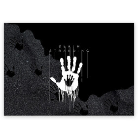 Поздравительная открытка DEATH STRANDING: в городе Новоалтайск, 100% бумага | плотность бумаги 280 г/м2, матовая, на обратной стороне линовка и место для марки
 | death stranding | kojima | kojima productions | кодзима | мадс микельсон | норман ридус