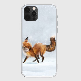 Чехол для iPhone 12 Pro Max с принтом Зимняя лисичка в городе Новоалтайск, Силикон |  | Тематика изображения на принте: зима | лис | лиса | лисичка | рыжая | снег | снежинки | фыр фыр