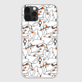 Чехол для iPhone 12 Pro Max с принтом Злой гусь в городе Новоалтайск, Силикон |  | Тематика изображения на принте: goose | honk | untitled goose game | гусь | гусь игра | злой гусь | игра про гуся | кря | отвратительный гусь
