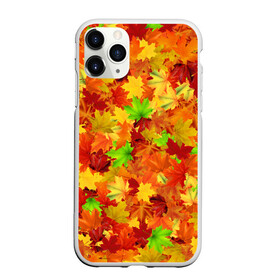Чехол для iPhone 11 Pro Max матовый с принтом Кленовые листья в городе Новоалтайск, Силикон |  | багрец | клён | кленовый | лист | листопад | осенний | осень | паттрен