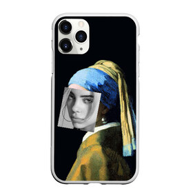 Чехол для iPhone 11 Pro Max матовый с принтом Billie Eilish с Сережкой в городе Новоалтайск, Силикон |  | bellyache | indie | music | pop | айлиш | беляш | билли | девушка | девушка с жемчужной сережкой | звезда | искусство | картина | певица | песня | художник | ян вермеер