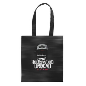 Шоппер 3D с принтом Hollywood Undead в городе Новоалтайск, 100% полиэстер | Плотность: 200 г/м2; Размер: 34×35 см; Высота лямок: 30 см | charlie scene | danny | funny man | hollywood undead | hu | j dog | johnny 3 tears | андед | голивуд | голливудская | группа | гу | нежить | реп | рок | рэп | рэпкор | ундед | ундэ