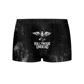 Мужские трусы 3D с принтом Hollywood Undead в городе Новоалтайск, 50% хлопок, 50% полиэстер | классическая посадка, на поясе мягкая тканевая резинка | charlie scene | danny | funny man | hollywood undead | hu | j dog | johnny 3 tears | андед | голивуд | голливудская | группа | гу | нежить | реп | рок | рэп | рэпкор | ундед | ундэ