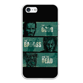 Чехол для iPhone 5/5S матовый с принтом The Walking Dead в городе Новоалтайск, Силикон | Область печати: задняя сторона чехла, без боковых панелей | amc | carol | daryl | dixon | michonne | negan | reaction | rick | season 10 | twd | zombies | диксон | дэрил | зомби | мертвецы | мишонн | неган | реакция | рик | ходячие