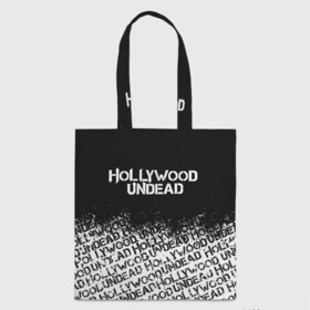 Шоппер 3D с принтом HOLLYWOOD UNDEAD в городе Новоалтайск, 100% полиэстер | Плотность: 200 г/м2; Размер: 34×35 см; Высота лямок: 30 см | deuce | hollywood undead | hu | j dog | shady jeff | голливуд | голливудская нежить | даниэль мурильо | джордан террелл | джордж артур рейган | дилан альварес | мэттью сент клер | нежить