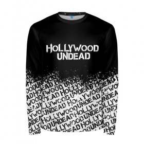 Мужской лонгслив 3D с принтом HOLLYWOOD UNDEAD в городе Новоалтайск, 100% полиэстер | длинные рукава, круглый вырез горловины, полуприлегающий силуэт | deuce | hollywood undead | hu | j dog | shady jeff | голливуд | голливудская нежить | даниэль мурильо | джордан террелл | джордж артур рейган | дилан альварес | мэттью сент клер | нежить