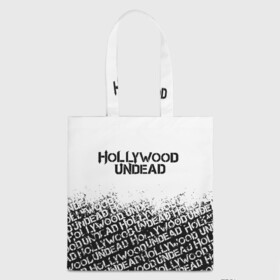 Шоппер 3D с принтом HOLLYWOOD UNDEAD в городе Новоалтайск, 100% полиэстер | Плотность: 200 г/м2; Размер: 34×35 см; Высота лямок: 30 см | deuce | hollywood undead | hu | j dog | shady jeff | голливуд | голливудская нежить | даниэль мурильо | джордан террелл | джордж артур рейган | дилан альварес | мэттью сент клер | нежить