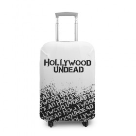 Чехол для чемодана 3D с принтом HOLLYWOOD UNDEAD в городе Новоалтайск, 86% полиэфир, 14% спандекс | двустороннее нанесение принта, прорези для ручек и колес | deuce | hollywood undead | hu | j dog | shady jeff | голливуд | голливудская нежить | даниэль мурильо | джордан террелл | джордж артур рейган | дилан альварес | мэттью сент клер | нежить