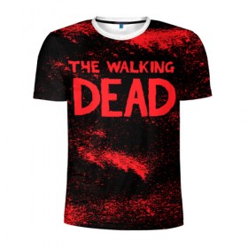 Мужская футболка 3D спортивная с принтом The Walking Dead в городе Новоалтайск, 100% полиэстер с улучшенными характеристиками | приталенный силуэт, круглая горловина, широкие плечи, сужается к линии бедра | amc | carol | daryl | dixon | michonne | negan | reaction | rick | season 10 | twd | zombies | диксон | дэрил | зомби | мертвецы | мишонн | неган | реакция | рик | ходячие