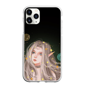 Чехол для iPhone 11 Pro матовый с принтом Эльфийка и звезды в городе Новоалтайск, Силикон |  | elf | essence | l2 | lineage | mmorpg | звезды | линейка | ммо | эльфийка | эссенции