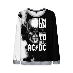 Мужской свитшот 3D с принтом AC/DC в городе Новоалтайск, 100% полиэстер с мягким внутренним слоем | круглый вырез горловины, мягкая резинка на манжетах и поясе, свободная посадка по фигуре | ac dc | acdc | acdc ас дс | австралийская | ангус янг | асдс | блюз | группа | крис слэйд | метал | молния | музыка | певцы | рок | рок н ролл | стиви янг | хард | хардрок | эксл роуз