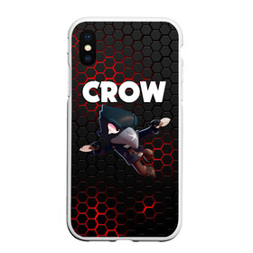 Чехол для iPhone XS Max матовый с принтом BRAWL STARS CROW в городе Новоалтайск, Силикон | Область печати: задняя сторона чехла, без боковых панелей | brawl stars | bull | colt | crow | leon | stars | берли | бо | брок | ворон | джесси | динамайк | дэррил | кольт | леон | мортис | нита | пайпер | пенни | поко | пэм | рикошет | спайк | фрэнк | шелли | эль примо