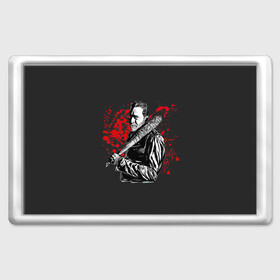 Магнит 45*70 с принтом Negan в городе Новоалтайск, Пластик | Размер: 78*52 мм; Размер печати: 70*45 | dead | death | lucille | negan | rick | the walking dead | zombie | граймс | дерил | дэрил | зомби | люсиль | мертвецы | мишон | ниган | рик | спасители | ходячие | шепчущиеся