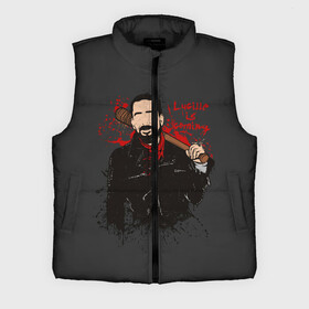 Мужской жилет утепленный 3D с принтом Negan в городе Новоалтайск,  |  | dead | death | lucille | negan | rick | the walking dead | zombie | граймс | дерил | дэрил | зомби | люсиль | мертвецы | мишон | ниган | рик | спасители | ходячие | шепчущиеся