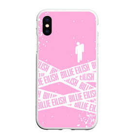 Чехол для iPhone XS Max матовый с принтом BILLIE EILISH в городе Новоалтайск, Силикон | Область печати: задняя сторона чехла, без боковых панелей | be | billie | billie eilish | blohsh | ghoul | билли | билли айлиш