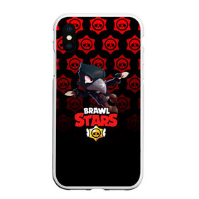 Чехол для iPhone XS Max матовый с принтом BRAWL STARS CROW в городе Новоалтайск, Силикон | Область печати: задняя сторона чехла, без боковых панелей | brawl stars | bull | colt | crow | leon | stars | берли | бо | брок | ворон | джесси | динамайк | дэррил | кольт | леон | мортис | нита | пайпер | пенни | поко | пэм | рикошет | спайк | фрэнк | шелли | эль примо