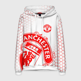Мужская толстовка 3D с принтом МАНЧЕСТЕР ЮНАЙТЕД в городе Новоалтайск, 100% полиэстер | двухслойный капюшон со шнурком для регулировки, мягкие манжеты на рукавах и по низу толстовки, спереди карман-кенгуру с мягким внутренним слоем. | fc | fcmu | football | football club | manchester united | red devils | sport | красные дьяволы | манчестер юнайтед | спорт | фк | фкмю | футбол | футбольный клуб