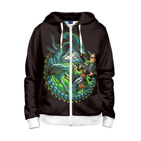 Детская толстовка 3D на молнии с принтом MIB в городе Новоалтайск, 100% полиэстер |  манжеты и пояс оформлены широкой мягкой резинкой, двухслойный капюшон со шнурком для регулировки, спереди карманы и застежка-молния
 | Тематика изображения на принте: alien | alien v mib | art | men in black | mib