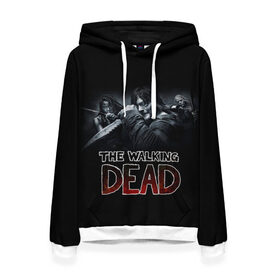 Женская толстовка 3D с принтом TWD в городе Новоалтайск, 100% полиэстер  | двухслойный капюшон со шнурком для регулировки, мягкие манжеты на рукавах и по низу толстовки, спереди карман-кенгуру с мягким внутренним слоем. | 10 сезон | amc | deryl dixon | fox | the walking dead | walking dead | дерил диксон | сериал | ходячие | ходячие мертвецы