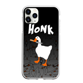 Чехол для iPhone 11 Pro Max матовый с принтом Untitled Goose Game в городе Новоалтайск, Силикон |  | Тематика изображения на принте: goose | goose game | honk | untitled goose game | гусь | гусь игра | злой гусь | игра про гуся | кря | отвратительный гусь