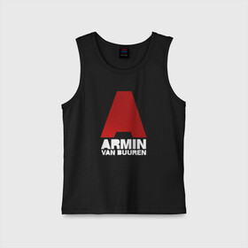 Детская майка хлопок с принтом Armin van Buuren в городе Новоалтайск,  |  | a state of trance | armin | armin van buuren | asot | van buuren | армин | армин ван бюрен | ван бюрен