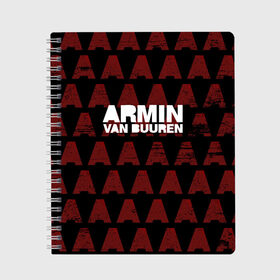 Тетрадь с принтом Armin van Buuren в городе Новоалтайск, 100% бумага | 48 листов, плотность листов — 60 г/м2, плотность картонной обложки — 250 г/м2. Листы скреплены сбоку удобной пружинной спиралью. Уголки страниц и обложки скругленные. Цвет линий — светло-серый
 | a state of trance | armin | armin van buuren | asot | van buuren | армин | армин ван бюрен | ван бюрен