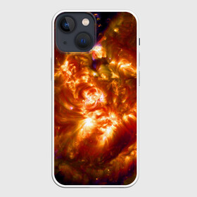 Чехол для iPhone 13 mini с принтом Звезда в городе Новоалтайск,  |  | Тематика изображения на принте: вспышка | вспышки | звезда | звёздный | звёздочка | космический | космос | космоса | огонь | пламя | снимок | солнечный | солнце | солнцем | спутник | спутника | спутниковое | фото | яркие | яркий