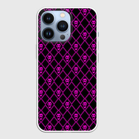Чехол для iPhone 13 Pro с принтом KILLER QUEEN фиолетовый узор в городе Новоалтайск,  |  | Тематика изображения на принте: adventure | jojo | jojo s bizarre | jojo’s bizarre adventure | killer queen | аниме | джоджо | манга | невероятные приключения джоджо