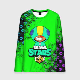 Мужской лонгслив 3D с принтом Brawl Stars LEON в городе Новоалтайск, 100% полиэстер | длинные рукава, круглый вырез горловины, полуприлегающий силуэт | brawl | brawl stars | crow | leon | stars | бравл | бравл старс | браво старс | игра | компьютерная | кров | леон | онлайн | старс