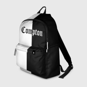 Рюкзак 3D с принтом COMPTON в городе Новоалтайск, 100% полиэстер | лямки с регулируемой длиной, сверху петелька, чтобы рюкзак можно было повесить на вешалку. Основное отделение закрывается на молнию, как и внешний карман. Внутри два дополнительных кармана, один из которых закрывается на молнию. По бокам два дополнительных кармашка | compton | dj yella | dr. dre | eazy e | ice cube | mc ren | n.w.a | nwa | straight outta compton | west side | западная сторона | комптон