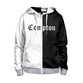 Детская толстовка 3D на молнии с принтом COMPTON в городе Новоалтайск, 100% полиэстер |  манжеты и пояс оформлены широкой мягкой резинкой, двухслойный капюшон со шнурком для регулировки, спереди карманы и застежка-молния
 | Тематика изображения на принте: compton | dj yella | dr. dre | eazy e | ice cube | mc ren | n.w.a | nwa | straight outta compton | west side | западная сторона | комптон