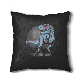 Подушка 3D с принтом T Rex в городе Новоалтайск, наволочка – 100% полиэстер, наполнитель – холлофайбер (легкий наполнитель, не вызывает аллергию). | состоит из подушки и наволочки. Наволочка на молнии, легко снимается для стирки | art | dino | dinos | dinosaur | raptor | style | trex | velociraptor | арт | динозавр | мир юрского периода | ти рекс | ящер