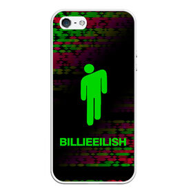 Чехол для iPhone 5/5S матовый с принтом Billie Eilish в городе Новоалтайск, Силикон | Область печати: задняя сторона чехла, без боковых панелей | bili | billie eilish | pattern | били | билли айлиш | музыка | паттерн