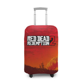 Чехол для чемодана 3D с принтом RED DEAD REDEMPTION 2 в городе Новоалтайск, 86% полиэфир, 14% спандекс | двустороннее нанесение принта, прорези для ручек и колес | arthur morgan | cowboy | online | red dead online | red dead redemption 2 | rockstar games | wild west | артур морган | бандит | вестерн | винтовка | дикий запад | ковбой | рокстар