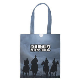 Сумка 3D повседневная с принтом RED DEAD REDEMPTION в городе Новоалтайск, 100% полиэстер | Плотность: 200 г/м2; Размер: 34×35 см; Высота лямок: 30 см | arthur morgan | cowboy | online | red dead online | red dead redemption 2 | rockstar games | wild west | артур морган | бандит | вестерн | винтовка | дикий запад | ковбой | рокстар