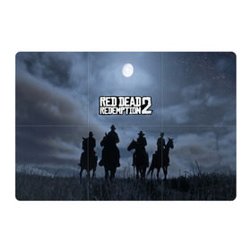 Магнитный плакат 3Х2 с принтом RED DEAD REDEMPTION в городе Новоалтайск, Полимерный материал с магнитным слоем | 6 деталей размером 9*9 см | Тематика изображения на принте: arthur morgan | cowboy | online | red dead online | red dead redemption 2 | rockstar games | wild west | артур морган | бандит | вестерн | винтовка | дикий запад | ковбой | рокстар