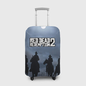 Чехол для чемодана 3D с принтом RED DEAD REDEMPTION в городе Новоалтайск, 86% полиэфир, 14% спандекс | двустороннее нанесение принта, прорези для ручек и колес | arthur morgan | cowboy | online | red dead online | red dead redemption 2 | rockstar games | wild west | артур морган | бандит | вестерн | винтовка | дикий запад | ковбой | рокстар