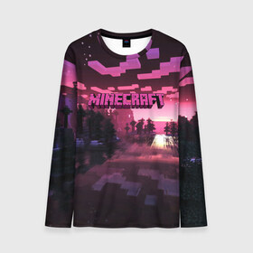 Мужской лонгслив 3D с принтом MINECRAFT в городе Новоалтайск, 100% полиэстер | длинные рукава, круглый вырез горловины, полуприлегающий силуэт | craft | creeper | dungeon | dungeons | earth | game | logo | mine | minecraft | mobile | online | дунгеонс | земля | зомби | игра | крипер | лого | майкрафт | майнкрафт | мобайл | онлайн | подземелье | подземелья