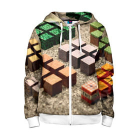 Детская толстовка 3D на молнии с принтом MINECRAFT TNT в городе Новоалтайск, 100% полиэстер |  манжеты и пояс оформлены широкой мягкой резинкой, двухслойный капюшон со шнурком для регулировки, спереди карманы и застежка-молния
 | craft | creeper | dungeon | dungeons | earth | game | logo | mine | minecraft | mobile | online | дунгеонс | земля | зомби | игра | крипер | лого | майкрафт | майнкрафт | мобайл | онлайн | подземелье | подземелья