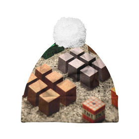 Шапка 3D c помпоном с принтом MINECRAFT TNT в городе Новоалтайск, 100% полиэстер | универсальный размер, печать по всей поверхности изделия | craft | creeper | dungeon | dungeons | earth | game | logo | mine | minecraft | mobile | online | дунгеонс | земля | зомби | игра | крипер | лого | майкрафт | майнкрафт | мобайл | онлайн | подземелье | подземелья